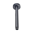 FugaFlow Eccelente Acces Ensemble de douche de tête encastré - rond - thermostatique - bras de plafond - douche de tête 25cm - douchette ronde - flexible lisse - Gunmetal PVD brossé SW1450186