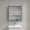 Villeroy & Boch My View 14+ armoire de toilette - avec 2 portes avec éclairage LED vertical 60x75x17.3cm - incl. boîte à médicaments verrouillable 1025443