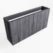 Mondiaz FOWY fonteinonderkast - 80x22x50cm - 2 deuren - push to open - softclose - Antracite SW1016845