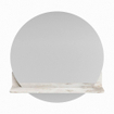 MONDIAZ SPOT Miroir rond Ø60cm avec tablette - Frappe SW1204257