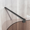 BRAUER Orion Paroi de douche à l'italienne - 100x200cm - verre bronze - traitement anticalcaire - PVD - gunmetal brossé SW1476032