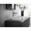 Hansgrohe Talis e 1-gr wastafelmkr 240 zo/afvoer brushed black chr SW528827