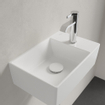 Villeroy & Boch memento 2.0 Lave-main WC face inférieure meulée 40x11.1x9.1cm 1 trou de robinet Ceramic+ Stone White SW358484