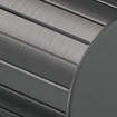 BRAUER Stripe Robinet d'arrêt d'angle - complet avec tuyau - gunmetal brossé PVD SW1435019