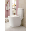 Villeroy & Boch Avento abattant de WC - avec couvercle avec softclose et quick release avec charnières en acier inoxydable blanc SW60337