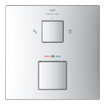 Grohe Grohtherm cube afdekset thermostaat m/omstel chroom SW960340