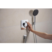 Hansgrohe FixFit Fine Q Raccord mural - sans clapet anti-retour - chrome SW1388216