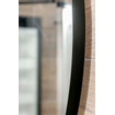 Plieger Nero Round Miroir standard 60cm avec cadre Noir SW225421