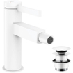 Hansgrohe finoris robinet pour bidet, bouchon pop up blanc mat SW651446