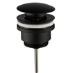 Wiesbaden UniMatch clickwaste afvoerplug 5/4" mat zwart OUTLETSTORE STORE43659