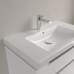 Villeroy & Boch Subway 2.0 lavabo - 80x47cm - 1 trou de robinet - non rodé - avec trop-plein - céramique - blanc brillant 1024064