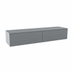 Mondiaz ALAN MODULE Wastafelonderkast - 160x41x30cm - 2 lades - push to open - Plata SW1015135