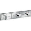 Hansgrohe RainSelect Ensemble de finition pour mitigeur thermostatique encastré de douche pour 2 fonctions avec support de douchette 45.6x90cm chrome SW157084