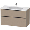 Duravit D-neo Meuble sous vasque 101x46.2x62.5cm 1 tiroir Linnen mat SW641471