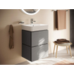 Hansgrohe Xarita Lite S Miroir - 70cm - rond - éclairage led - capteur - blanc mat SW1165146