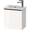 Duravit D-neo Meuble sous vasque 41x27.4x44cm 1 porte Blanc haute brillance SW641012