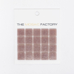 SAMPLE The Mosaic Factory Amsterdam Carrelage mosaïque - 2x2x0.4cm - pour mur et sol pour intérieur et extérieur carré - verre clair Pourpre SW861847