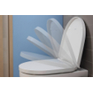 Duravit DuraStyle Basic WC-zitting 36.9x43.3x4.2cm compact met softclose met quickrelease Kunststof wit TWEEDEKANS OUT12505