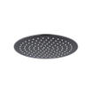 FugaFlow Eccelente Acces Ensemble de douche de tête encastré - rond - thermostatique - bras mural - douche de tête 25cm - douchette à barre - flexible de douche lisse - Gunmetal PVD brossé SW1450276