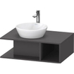 Duravit D-neo Meuble sous vasque 80x55x26cm Graphite mat SW641271