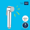 GROHE Vitalio Trigger douchette à main chromée SW94455
