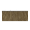 Mondiaz JOYA 100cm meuble de salle de bains - couleur Dusk - Vasque FAYE position Gauche Sans trou de robinet couleur Talc. SW1421580