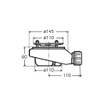 Xenz Vidage de douche pour Easy Tray SW378321