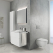 Geberit iCon Pack WC - 49x35cm - compact - à fond creux - sans bride - TurboFlush - abattant à fermeture douce et à démontage rapide - brillant blanc SW1235362