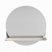 Mondiaz SPOT Miroir de salle de bains - rond 50cm - tablette miroir - couleur Linen SW1235552