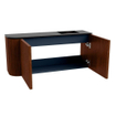 Mondiaz JOYA Meuble de salle de bains - 91,6cm - arrondi gauche couleur Ruby - Vasque FAYE position Droite 1 trou de robinet couleur Urban SW1421841