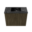 Mondiaz JOYA-DLUX 50cm toiletmeubel - kleur Shadow - Wastafel FAYE positie Midden Zonder kraangat kleur Lava. SW1422803