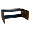 Mondiaz JOYA-DLUX 100cm toiletmeubel - kleur Walnut - Wastafel FAYE positie Rechts Zonder kraangat kleur Arena. SW1424341