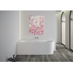 Plieger Kansas Hoekbad - 180x80x60cm - hoek links - met slotoverloop - met af- en overloopgarnituur - met poten - acryl - wit SW901469