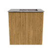 Mondiaz JOYA-DLUX Meuble de toilette 40cm - couleur Oak - Vasque FAYE position Droite Sans trou de robinet couleur Sombra. SW1424237