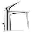 Duravit Tulum by Starck mitigeur de lavabo 16,5cm avec vidage à tirette Laiton Chrome SW772492