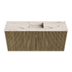 Mondiaz JOYA-DLUX 90cm toiletmeubel - kleur Dusk - Wastafel FAYE positie Midden Zonder kraangat kleur Nata. SW1425903