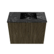 Mondiaz JOYA-DLUX Meuble de toilette 50cm - couleur Shadow - Vasque FAYE position Droite Sans trou de robinet couleur Lava SW1422838