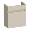 BRAUER Joy fonteinonderkast - 40x45x22cm - 1 deur - greeploos - rechtsdraaiend - mat beige SW1200942
