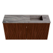 Mondiaz JOYA-DLUX Meuble de salle de bains 80cm - couleur Ruby - Vasque FAYE position Droite Sans trou de robinet couleur Sombra. SW1425672