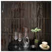 Ceralto Pavero Urban Wandtegel - 6x24cm - 10.0mm - Nero SW498011