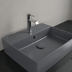 Villeroy & Boch Memento 2.0 Lavabo à poser - 49.8x42cm - trop-plein - graphite SW479728