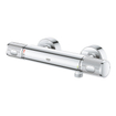 GROHE Precision Feel Doucheset - thermostatische douchekraan - 31.3cm - Vitalio Joy glijstangset - 60cm - ronde handdouche - 3 straalsoorten - chroom SW1565487