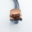 Fugaflow Eccelente Sobrado évacuation de baignoire surélevée - commande rotative avec fonction de remplissage - évacuation prolongée - cuivre brossé SW1212617