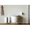 Brabantia MindSet Ensemble d'accessoires avec brosse toilette avec support, porte-rouleau papier WC et porte-rouleau de réserve Mineral Fresh White SW721497