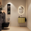 MONDIAZ TURE-DLUX Meuble toilette - 60cm - Oro - EDEN - vasque Lava - position centrale - sans trou de robinet SW1103924