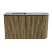 Mondiaz JOYA-DLUX 71.6cm toiletmeubel - ronding rechts kleur Dusk - Wastafel FAYE positie Links 1 kraangat kleur Sombra. SW1426159