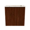 Mondiaz JOYA-DLUX Meuble de toilette 40cm - couleur Ruby - Vasque FAYE position Droite 1 trou de robinet couleur Nata SW1425409