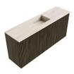 Mondiaz JOYA-DLUX 90cm toiletmeubel - kleur Shadow - Wastafel FAYE positie Midden 1 kraangat kleur Meli. SW1424880