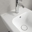 Villeroy & Boch Finion wandbidet 1 kraangat 37.5x56cm ceramic+ met overloop wit SW106544