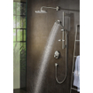 Hansgrohe Raindance select p 1jet powderrain pomme de douche avec bras de douche chrome SW204695